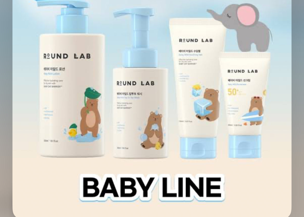 ROUND LAB
Baby Mild Sunscreen SPF50+ Broad Spectrum