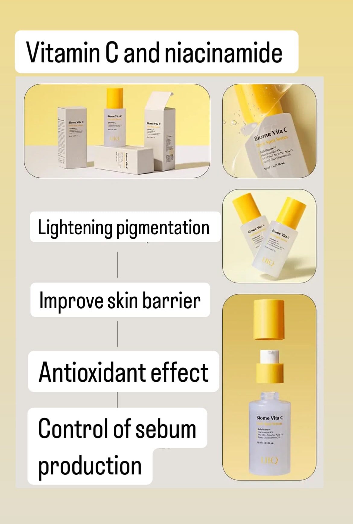 UIQ Biome Vita C Dark Spot Serum 30 ml