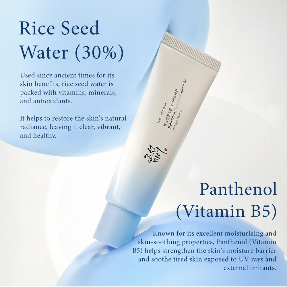 Beauty of Joseon Relief Sun Aqua-Fresh : Rice + B5 (SPF50+ PA++++)