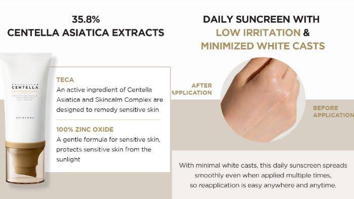 SKIN1004 Madagascar Centella Air-fit Suncream Light 50ml