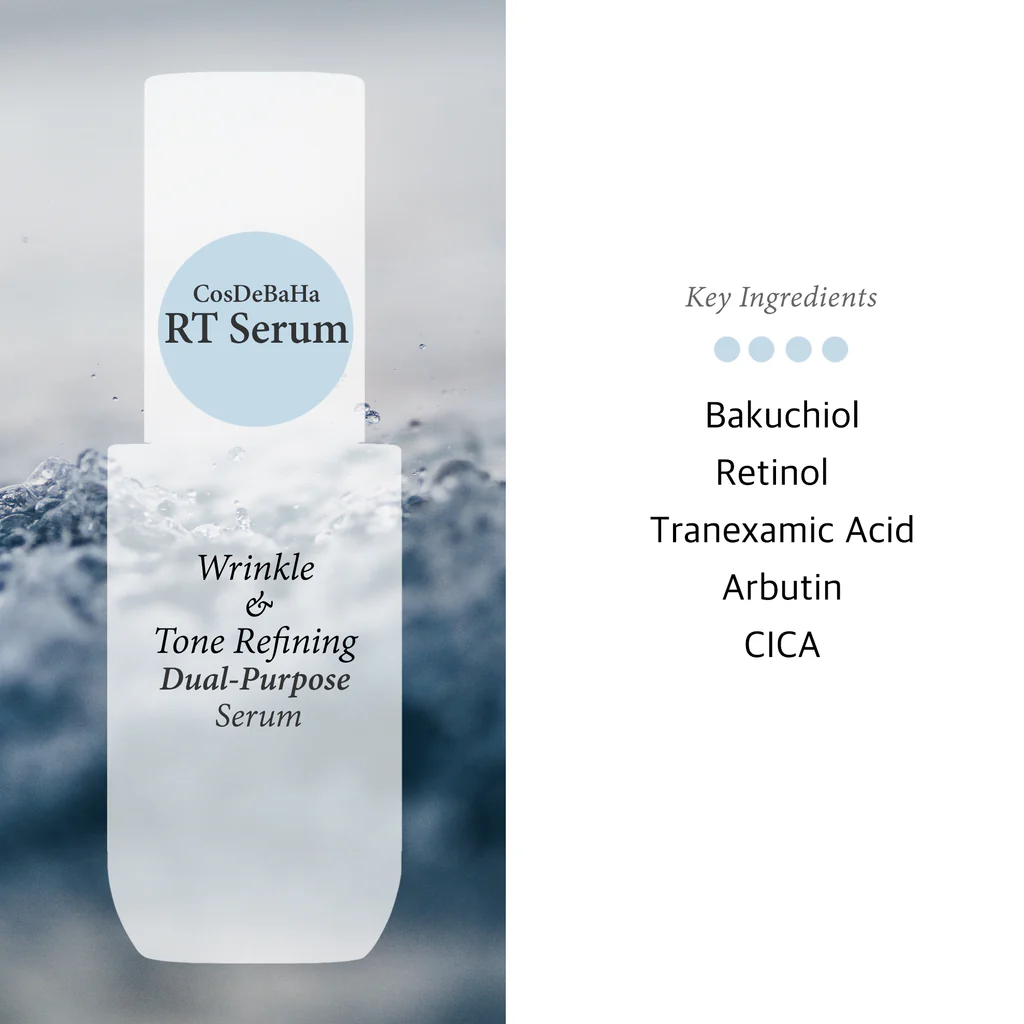 Cos de Baha RT. Retinol & Tranexamic Acid Radiance Boost Facial Serum
