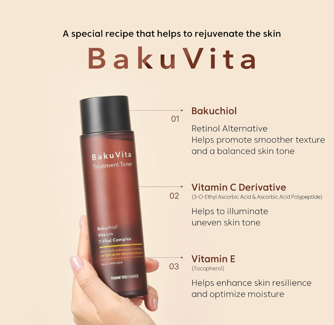 THANKYOU FARMER BakuVita Treatment Toner