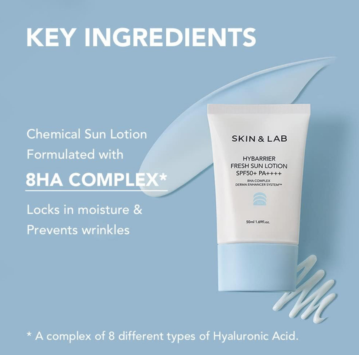 [SKIN&LAB] Hybarrier Fresh Sun Lotion Set of 2 | SFP50+ PA+++ | Chemical Sunscreen