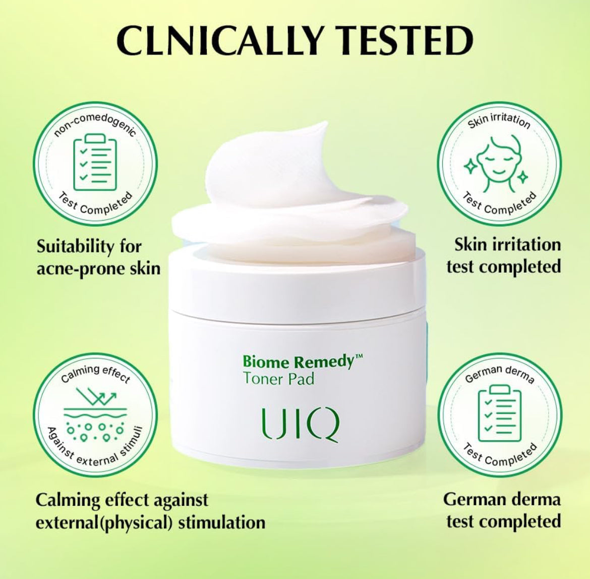 UIQ Biome Remedy Toner Pads