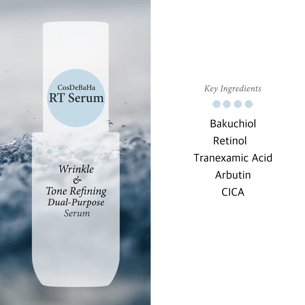 Cos de Baha RT.                Retinol & Tranexamic Acid Radiance Boost Facial Serum